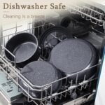 15PCS Pots and Pans Set Non-Stick Cookware Set with Removable Handle