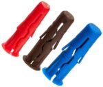 68-635 Uno Plug Clip (Pack of 272) - Red / Brown / Blue