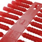 BH07204 (120 Pcs) Assorted Heavy Duty Wall Plugs - Pack of 40 Each Yellow, Red and Brown