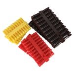 BH07204 (120 Pcs) Assorted Heavy Duty Wall Plugs - Pack of 40 Each Yellow, Red and Brown