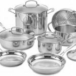 Chef’s Classic™ Stainless Steel Cookware Set | 11-piece: Saucepans, Frying Pans, Stockpot, Steamer