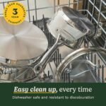 Chef’s Classic™ Stainless Steel Cookware Set | 11-piece: Saucepans, Frying Pans, Stockpot, Steamer
