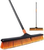 CLEANHOME Upgrade Garden Broom,Yard Brush Heavy Duty Outdoor(23.6in)