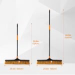 CLEANHOME Upgrade Garden Broom,Yard Brush Heavy Duty Outdoor(23.6in)