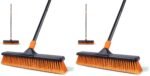CLEANHOME Upgrade Garden Broom,Yard Brush Heavy Duty Outdoor(23.6in)