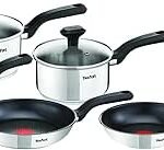 Comfort Max Stainless Steel 5-Piece Pots and Pans Set