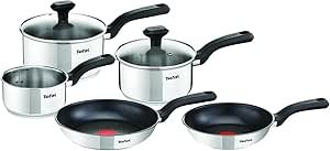 Comfort Max Stainless Steel 5-Piece Pots and Pans Set