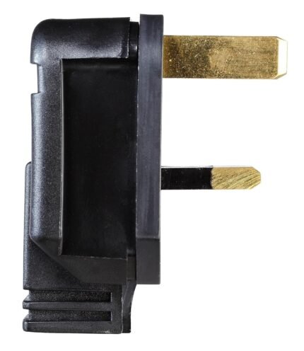 Duty 13 Amp Plug UK Pack of 10 – Black UK 3 Pin Rewireable Mains Plug, BS1363 Fused Replacement Electrical Plug for Extension Leads, Power Tools, Home Appliances &...