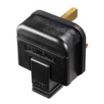 Duty 13 Amp Plug UK Pack of 10 – Black UK 3 Pin Rewireable Mains Plug, BS1363 Fused Replacement Electrical Plug for Extension Leads, Power Tools, Home Appliances &...