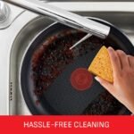 Essential Non-Stick 5-Piece Pan Set, Glass Lids, Black