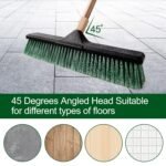 Eyliden Garden Broom Outdoor Heavy Duty