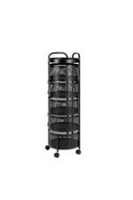 FEFE 360° Rotating Spice Rack Lazy Susan Cupboard Organizer, Turntable Rack for Pantry Cabinet Cupboards Countertop Storage Rack for Kitchen -Square (5 Basket)
