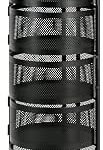 FEFE 4/5 Tier Round Rotating Storage Rack, Kitchen Trolley Storage Cart, Movable and Detachable Vegetable Storage Rack with 360° Wheels, Perfect for Pantry, Bathroom, or Living...