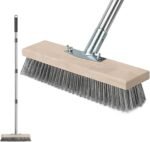LSC Wire Broom Heavy Duty Outdoor Brush Stiff Bristles Garden Patio 12 inch