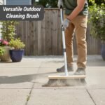 LSC Wire Broom Heavy Duty Outdoor Brush Stiff Bristles Garden Patio 12 inch
