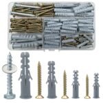 Pcs Screws And Wall Plugs Set,Anchor Bolts Assorted,Heavy Duty Rawlplug