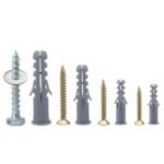 Pcs Screws And Wall Plugs Set,Anchor Bolts Assorted,Heavy Duty Rawlplug